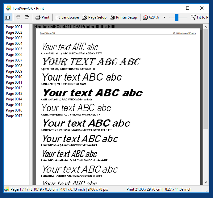 download the new FontViewOK 8.21