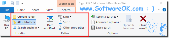 Search query customize in Windows-10!
