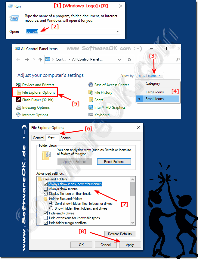 Miniature pictures are not displayed in the file explorer!