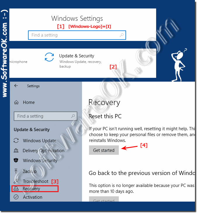 reset windows 10 to factory settings