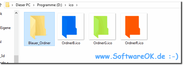 change icon color folders max