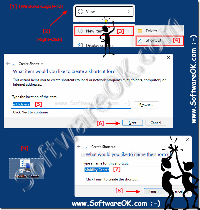 Shortcut for the mobility center under Windows 11!