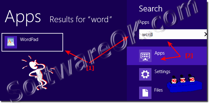 Windows 8 wheres is the word and wordpad