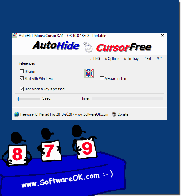 AutoHideMouseCursor 5.51 for mac download