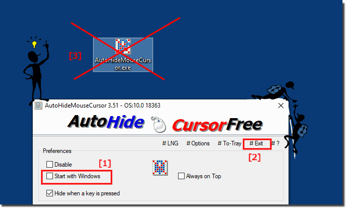 The Auto Hide Mouse Cursor Tool for Windows Desktops and Server! 