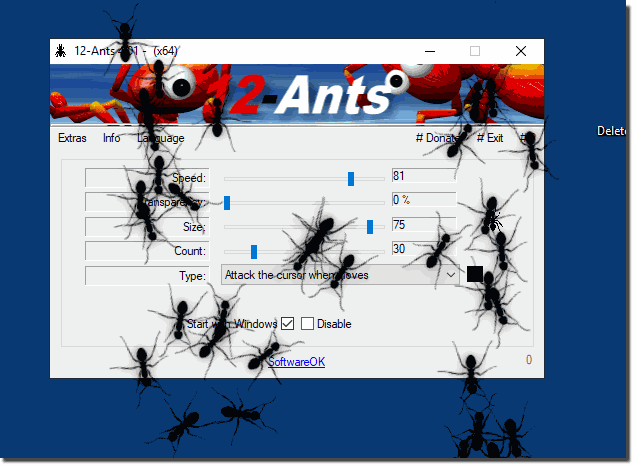 The MS-Surface with Windows 10 can not be damaged by this insects!