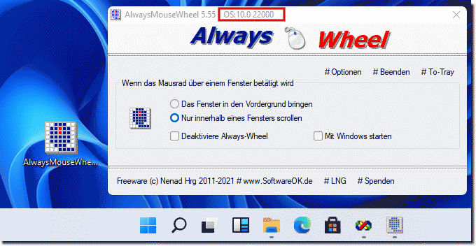 AlwaysMouseWheel 6.21 instal the new for windows