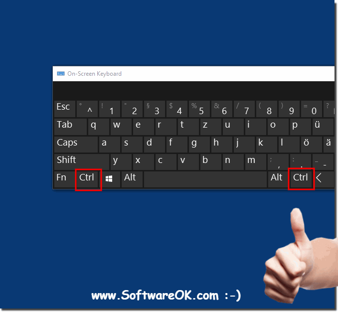 Differences between the right and left Ctrl key!