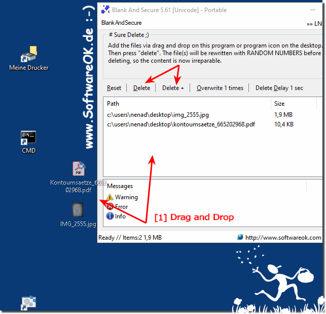 Should I erase the data safely on Windows?