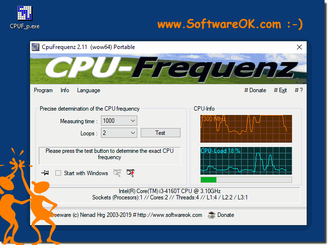 instaling CpuFrequenz 4.21