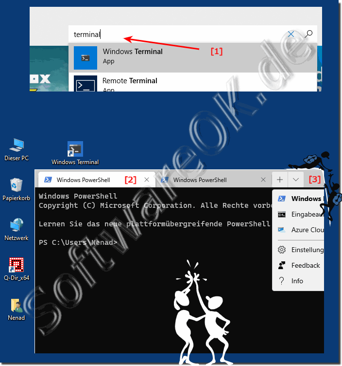 The Windows Terminal as an app for Windows 10!