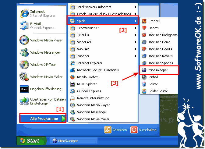 Start Minesweeper on Windows!