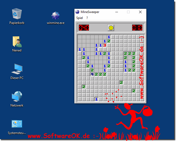 Minesweeper on Microsoft's Windows 10!