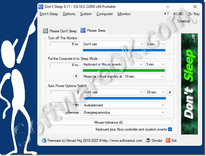 Dont-Sleep on MS-Windows-11!