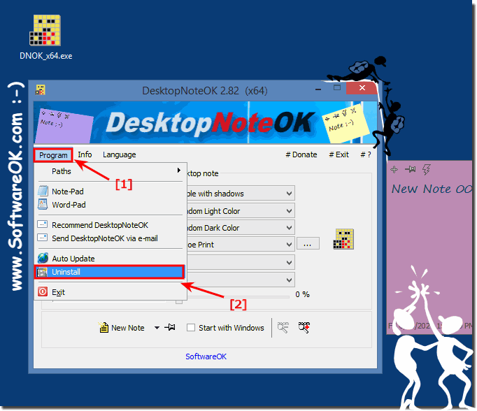 Remove the Quick Notes APP from Microsoft Windows OS!