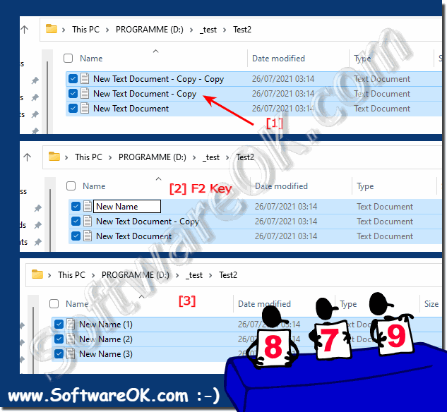 Rename multiple files at the same time on Windows 11, 10, 8.1