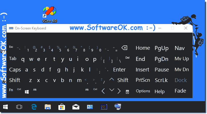 The new Windows 10 and 8.1 ON-Screen keyboard layout!