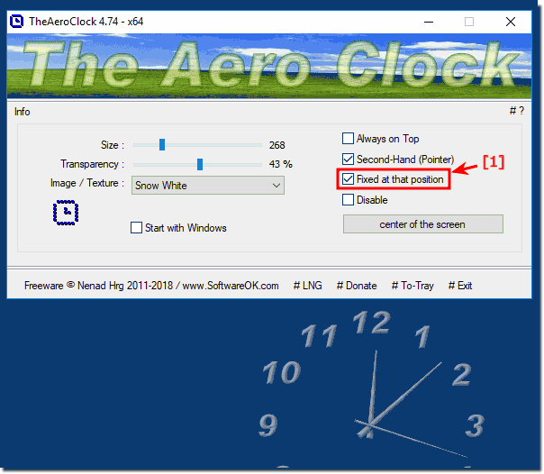 TheAeroClock 8.31 instal the last version for windows