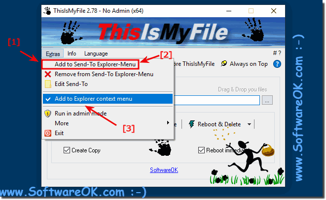Add to MS File-Explorer Context Menu the File Unlocker!