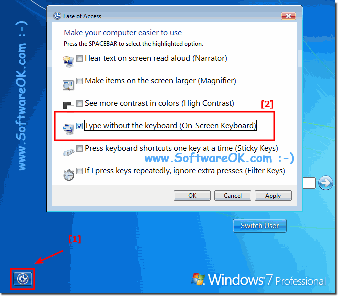 how to show virtual keyboard windows 10