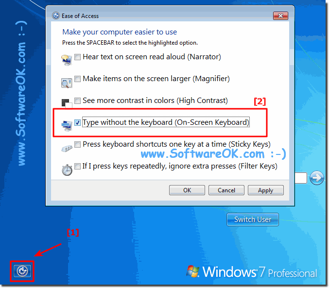 Keyboard Shortcut For On Screen Keyboard Softvirtual