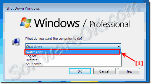 windows 7 switch user login screen