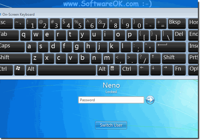 bring up virtual keyboard windows 10