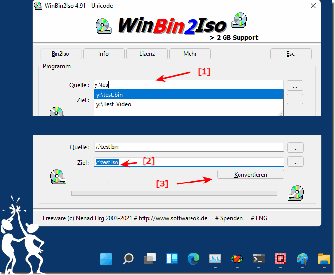 Just keep converting BIN images to ISO on Windows 11!