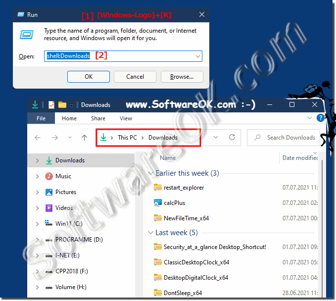 Default Download-Folder in Windows 10!