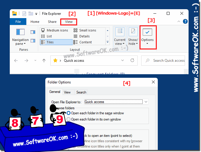 File Explorer Folder Options in Windows!
