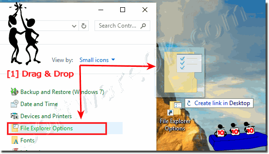 Folder-Options Windows-10-Desktop-Shortcut!