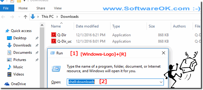 Programs Download Folder on Windows-10!
