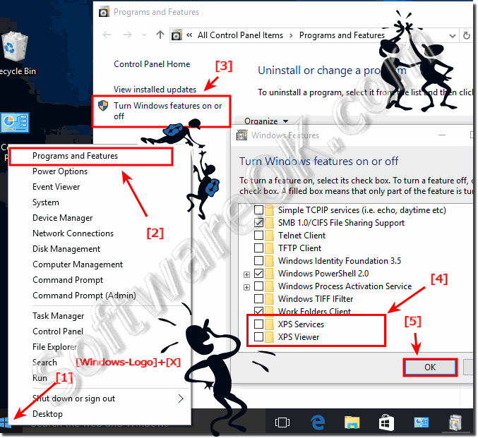 Uninstall XPS Viewer and Printer in Windows 10!