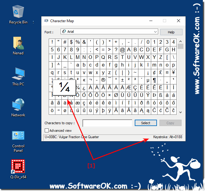 Windows 10 special-character key combination / shortcut!