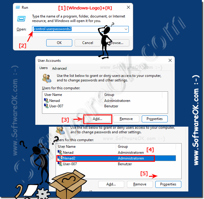 Create a new admin account on MS Windows OS!