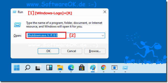 Force shutdown of Windows 11!