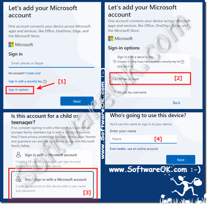 Use Windows 11 without Microsoft Account!