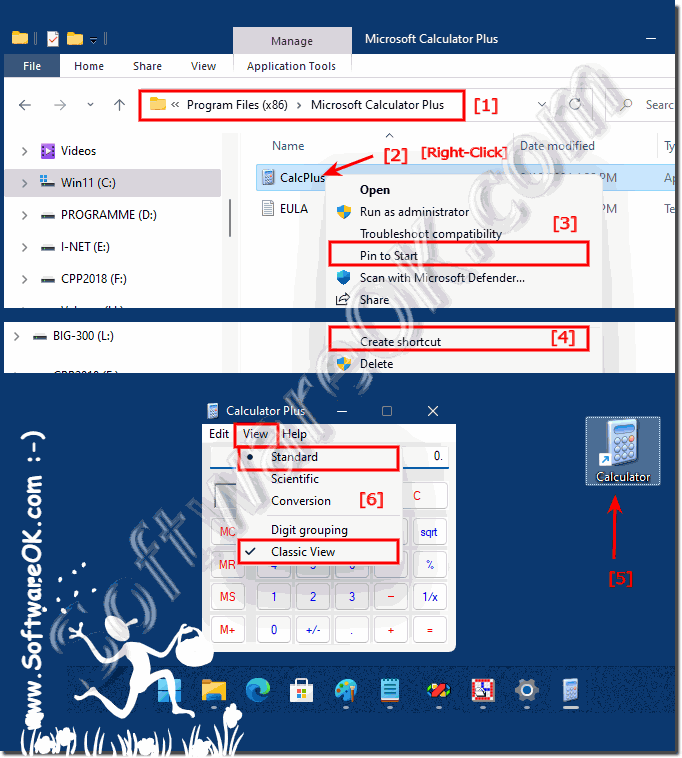 Use the old Windows Calculator on MS Windows 11!