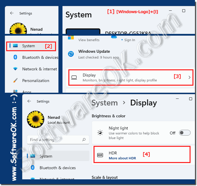 Windows 11 detect auto HDR support!