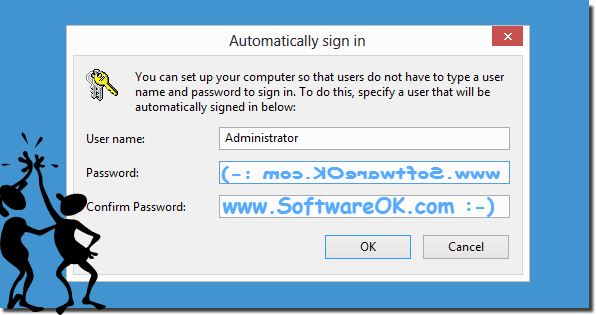Automatically sign in on Windows 8 and 8.1 user account without password! 