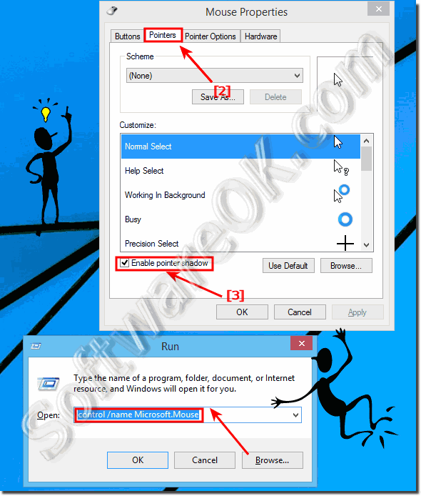 Mouse pointer shadow in Windows!