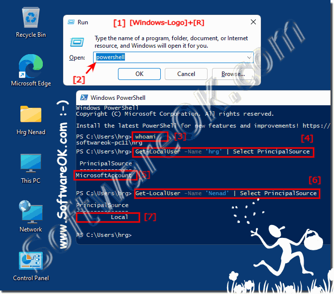 change windows 10 microsoft account to local command prompt