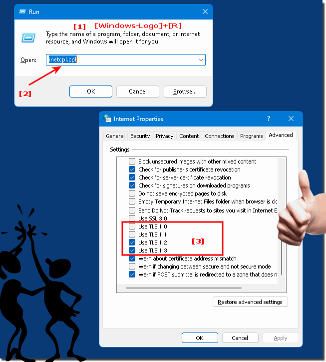 Query and change TLS client protocol on Windows desktop!