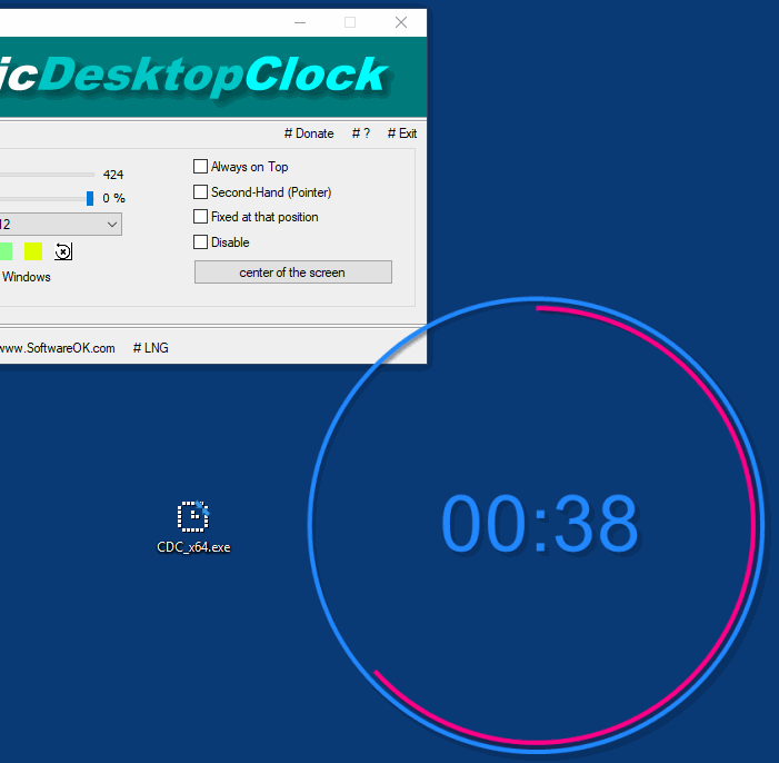 windows 10 analog clock 2017