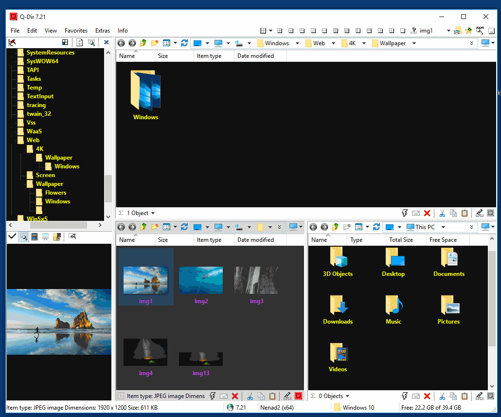 Explorer 4 X for all Windows 11, 10, ... etc. User, Admins and Novice!