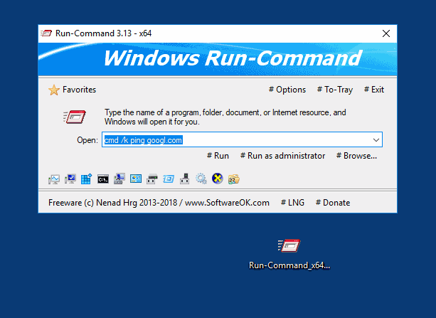 Run-Command 6.01 instal the new version for ipod